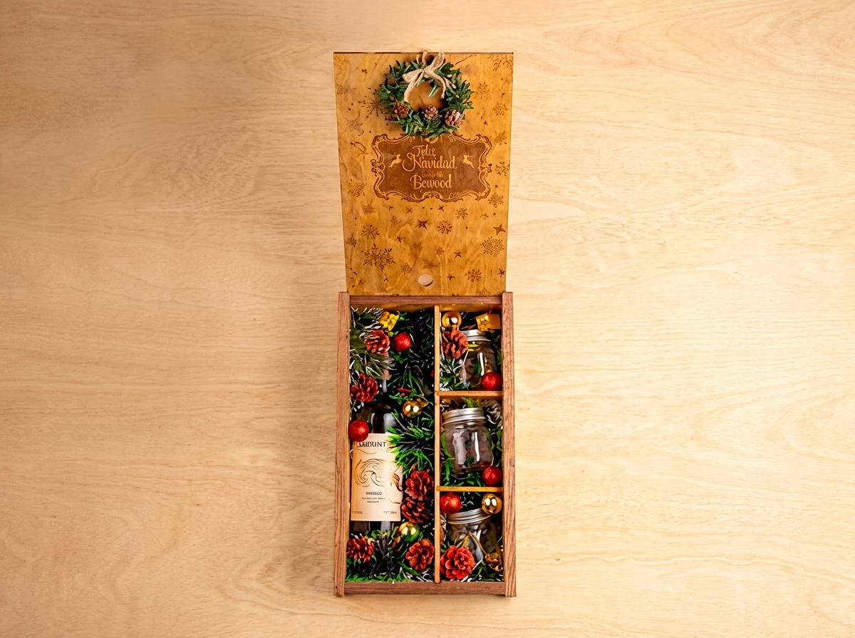 Caja de regalo para vino