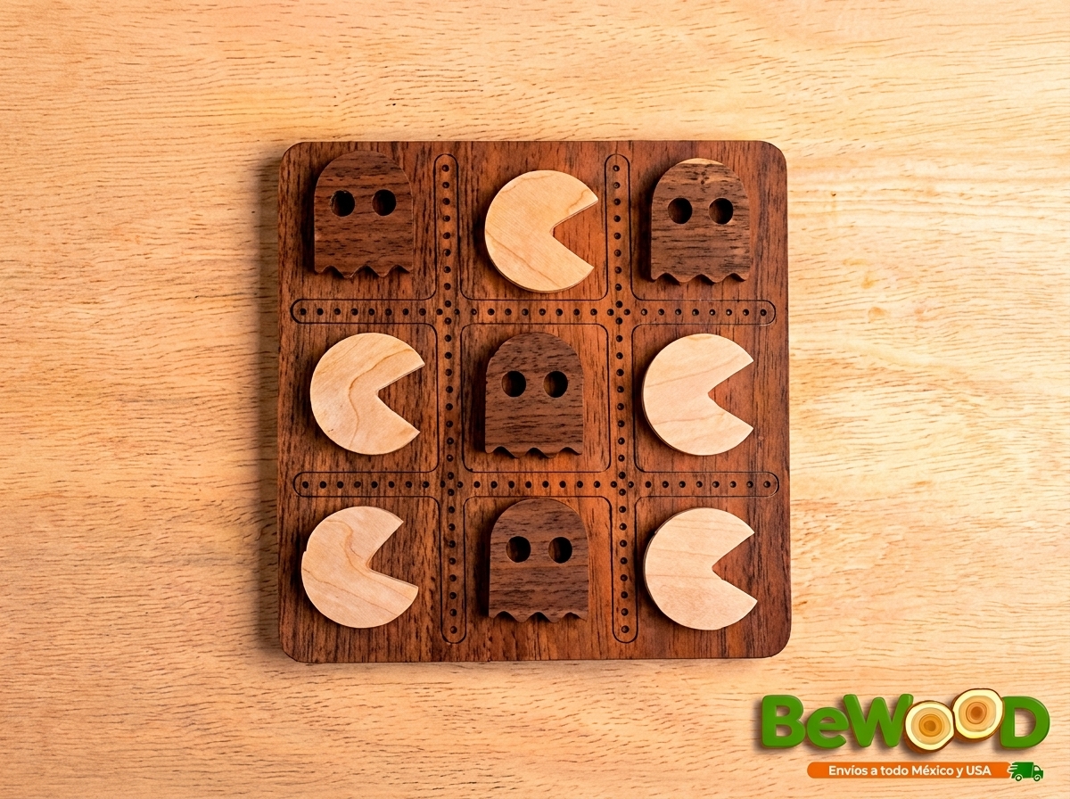 Juego de mesa Pac-Man madera
